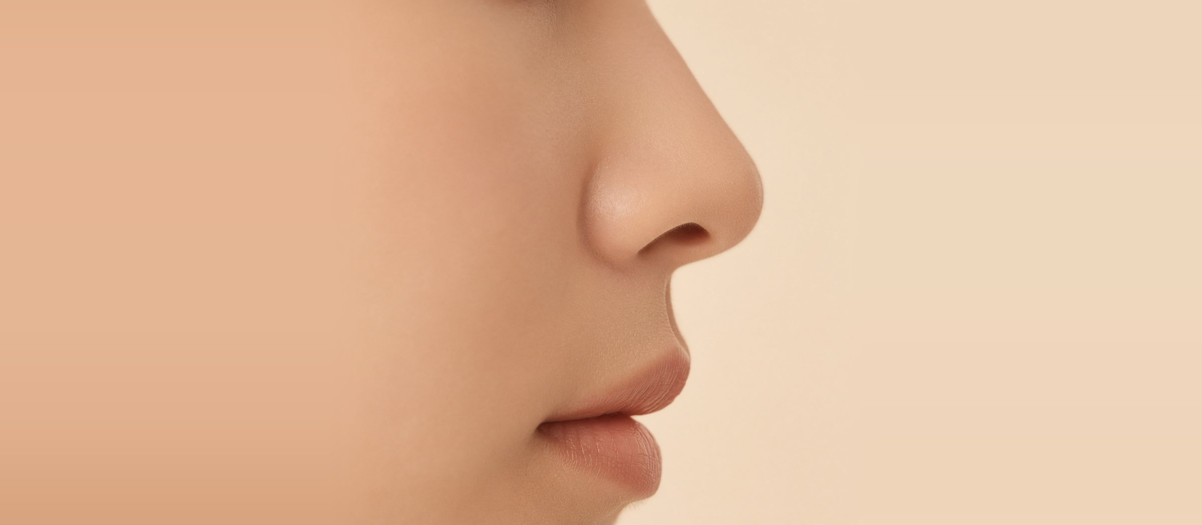 코와 입술 옆모습(연출 이미지)